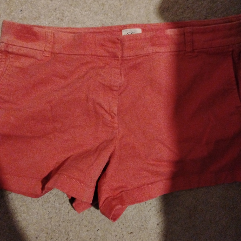 J. Crew Women's Red Jean Shorts